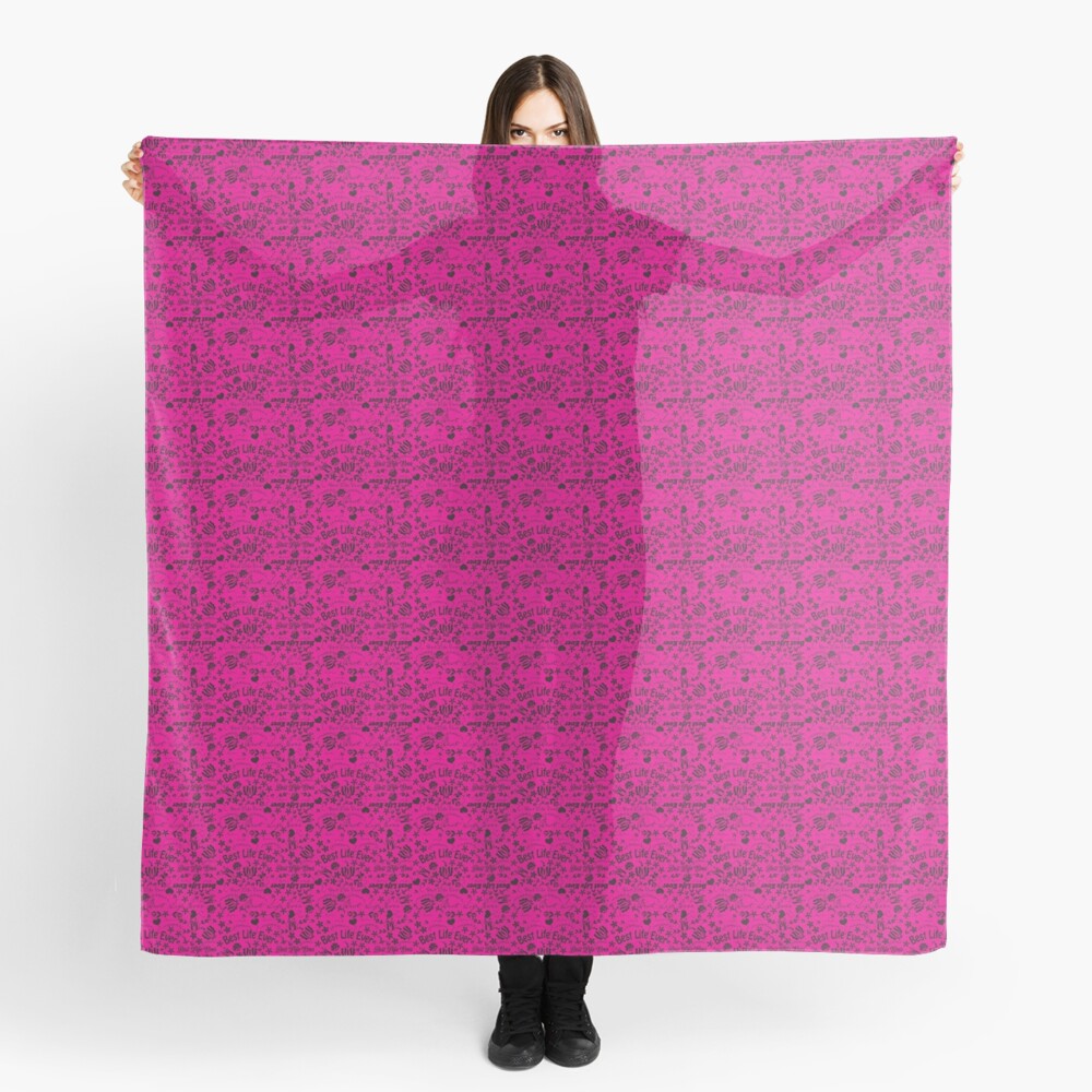 Best Life Ever Hot Pink Scarf