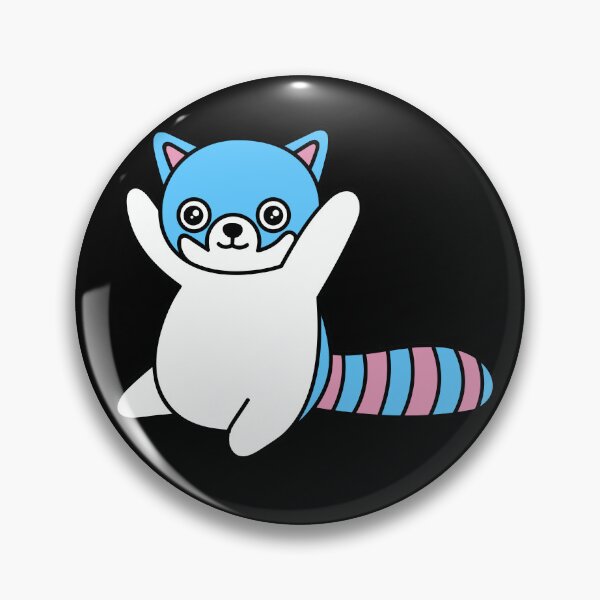 Item preview, Kawaii Trans Red Panda Baby. Transgender Pride designed and sold by Subtle Pride Shop.