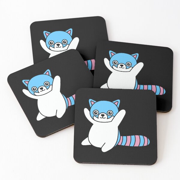 Item preview, Kawaii Trans Red Panda Baby. Transgender Pride designed and sold by Subtle Pride Shop.