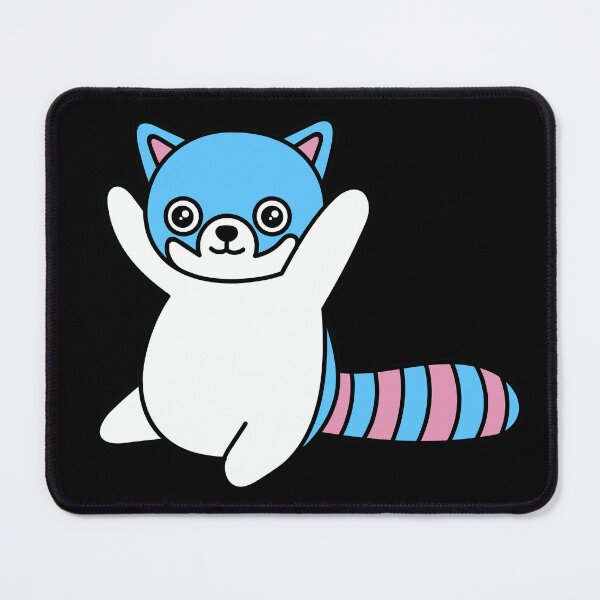 Item preview, Kawaii Trans Red Panda Baby. Transgender Pride designed and sold by Subtle Pride Shop.