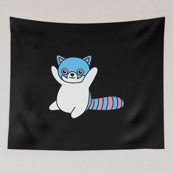 Item preview, Kawaii Trans Red Panda Baby. Transgender Pride designed and sold by Subtle Pride Shop.