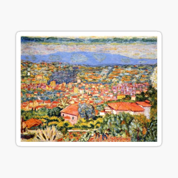 Item preview, Landscape by Pierre Bonnard - Vintage Art designed and sold by RickE.
