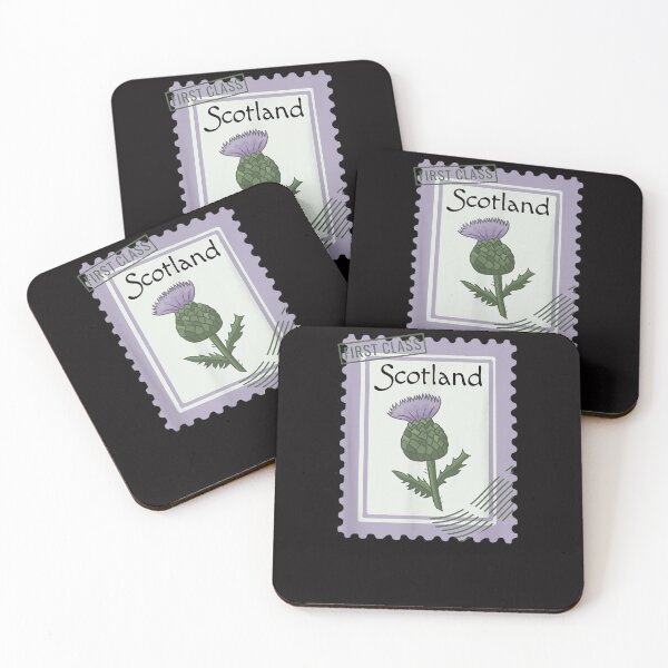 Item preview, Scottish Thistle Flower Scotland Postage Stamp designed and sold by Belinda9999.