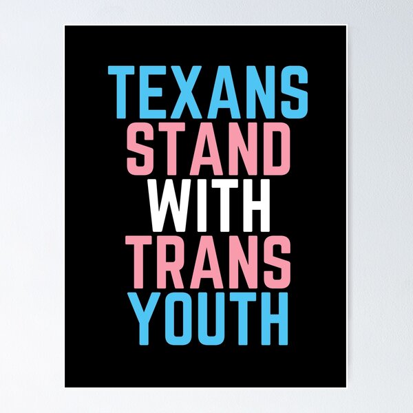 Item preview, Texans Stand With Trans Youth. Transgender Pride designed and sold by Subtle Pride Shop.
