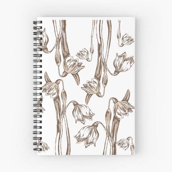 Item preview, Latte Snowdrop Pattern designed and sold by London-Fields.