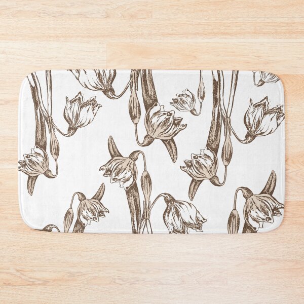 Item preview, Latte Snowdrop Pattern designed and sold by London-Fields.