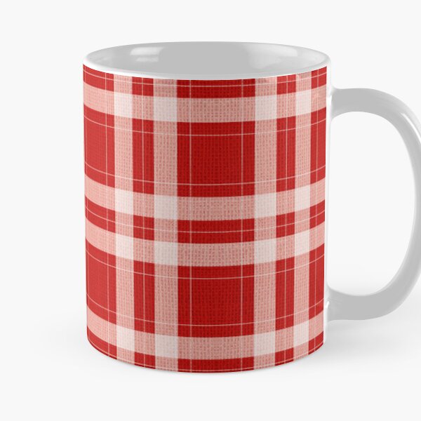 Tartan in rot xl Kaffeebecher