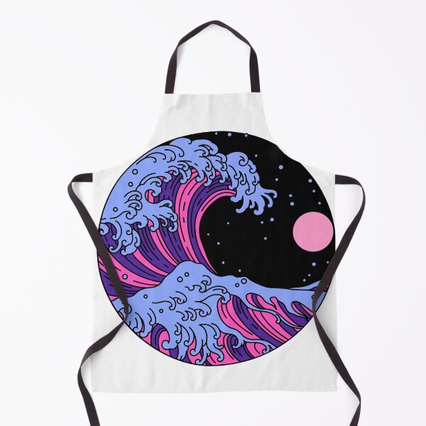 Item preview, Circular Japanese Wave Omni Sexual. Omnisexual Pride designed and sold by Subtle Pride Shop.