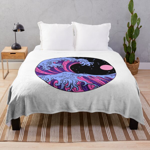 Item preview, Circular Japanese Wave Omni Sexual. Omnisexual Pride designed and sold by Subtle Pride Shop.