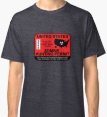 Camiseta clásica Permiso Zombie Hunting 2017/2018