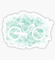 Beach Cruiser Bike Silhouette Sticker