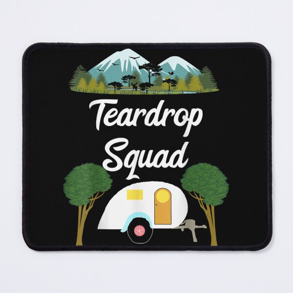 Item preview, Teardrop Squad Tiny House Caravan Crew Camping Team Camper designed and sold by RobertVandivier.