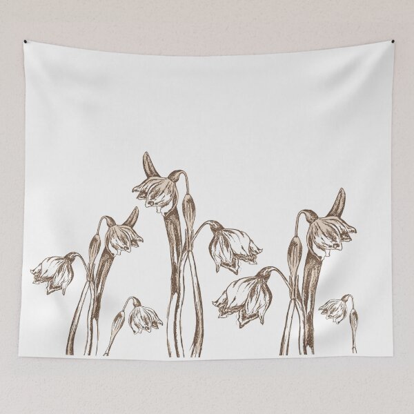 Item preview, Latte Snowdrop Field designed and sold by London-Fields.