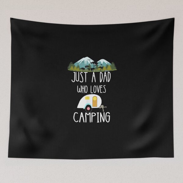 Item preview, Mens Just A Dad Who Loves Camping Papa RV Trailer Caravan Camper designed and sold by RobertVandivier.