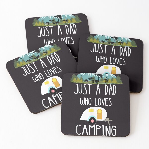 Item preview, Mens Just A Dad Who Loves Camping Papa RV Trailer Caravan Camper designed and sold by RobertVandivier.