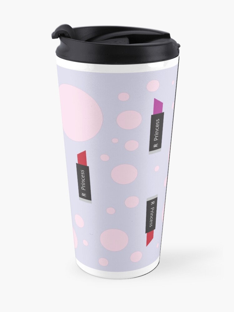 Alternate view of Lipstick is a Girls Best friend Travel Coffee Mug