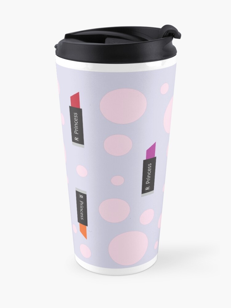 Alternate view of Lipstick is a Girls Best friend Travel Coffee Mug