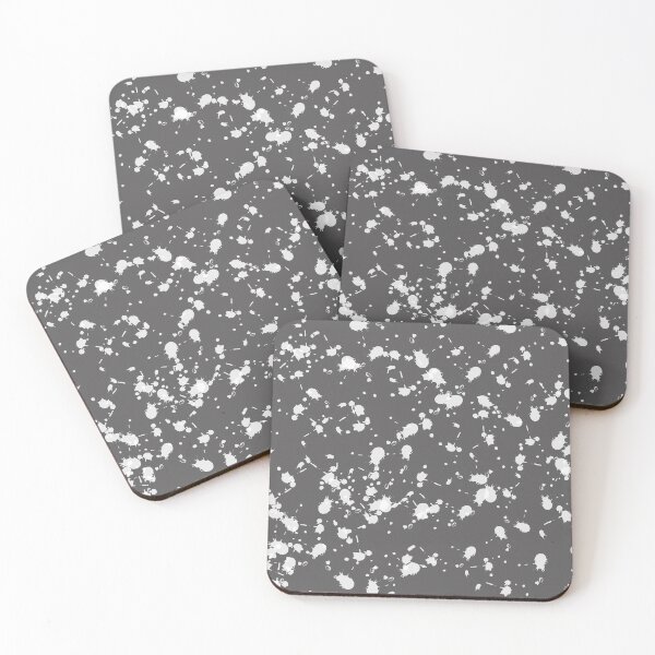Item preview, White blots on a gray background designed and sold by Zip-Zup.