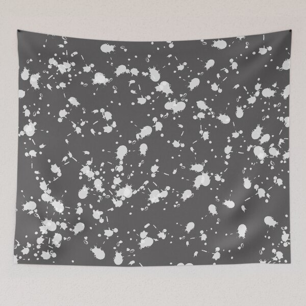 Item preview, White blots on a gray background designed and sold by Zip-Zup.