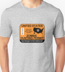 Zombie-Jagdgenehmigung 2012/2013 Slim Fit T-Shirt