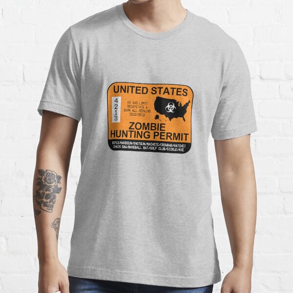 Zombie Hunting Permit 2012/2013 Essential T-Shirt