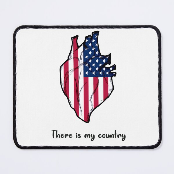 Item preview, American flag heart - USA designed and sold by Kurdish T-shirt.