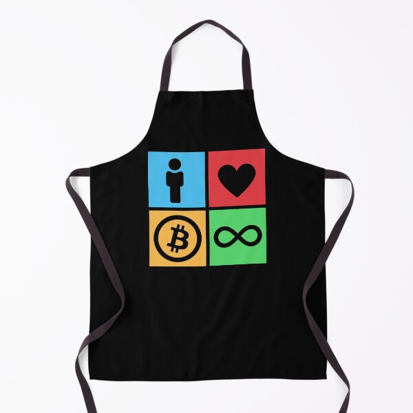 Item preview, I love bitcoin forever, Colorful Squares designed and sold by yashik.
