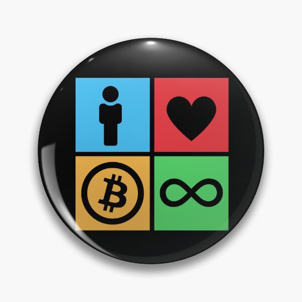 Item preview, I love bitcoin forever, Colorful Squares designed and sold by yashik.