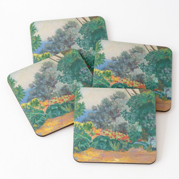 Item preview, Coin de jardin fleuri by Pierre Bonnard - Vintage Art designed and sold by RickE.