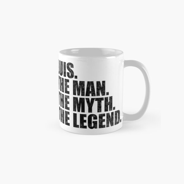 Taza personalizada con texto en inglés The Man The Myth The Legend para  el Día del Padre, añade tu nombre del padre, tazas personalizadas para el