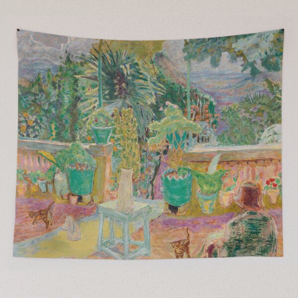 Item preview, La terrasse ou une terrasse a grasse by Pierre Bonnard - Vintage Art designed and sold by RickE.