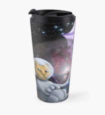 Space Dragon with Pet Catronaut Travel Mug