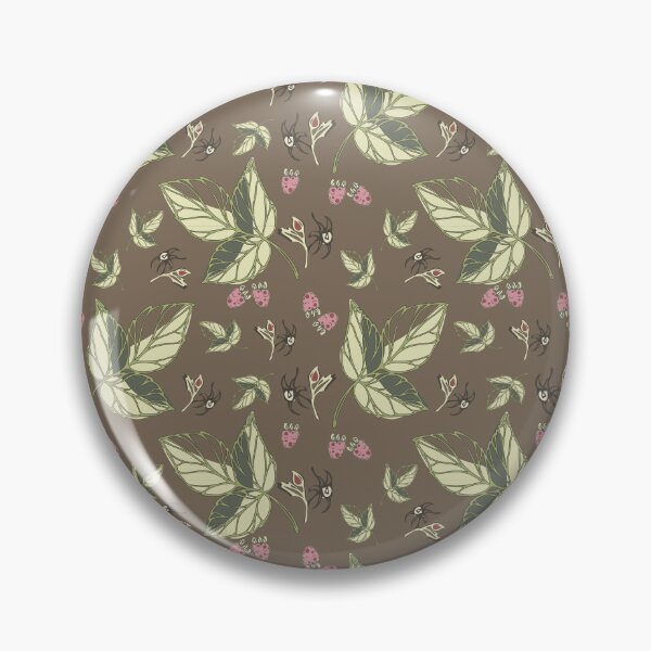 Item preview, Raspberry berries and raspberry leaf pattern raspberry tea designed and sold by Natairbrush.
