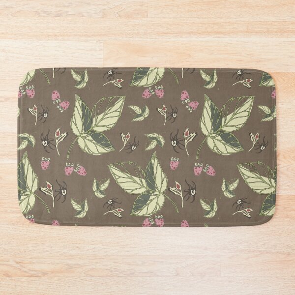 Item preview, Raspberry berries and raspberry leaf pattern raspberry tea designed and sold by Natairbrush.