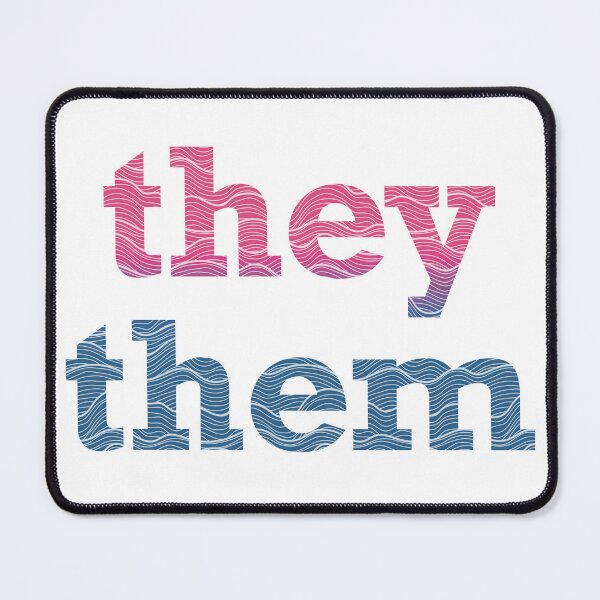 Item preview, Bisexual They Them Waves designed and sold by JustGottaDraw.
