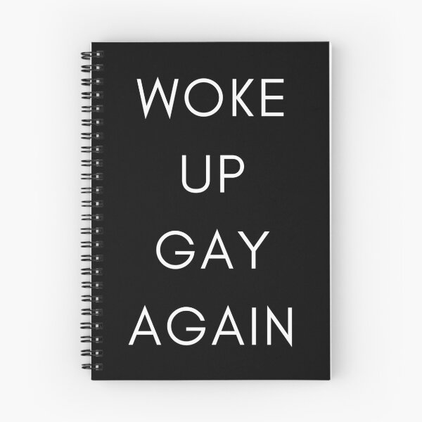 Item preview, Woke Up Gay Again MLM. Gay Men Pride designed and sold by Subtle Pride Shop.