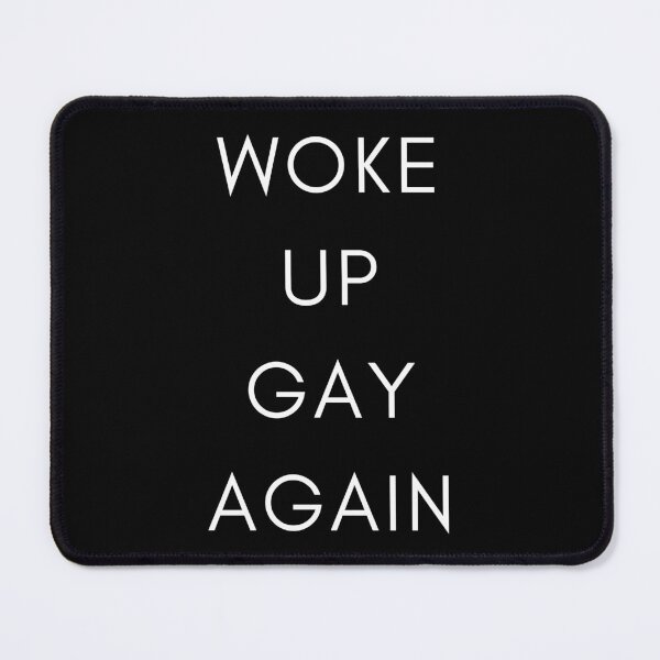 Item preview, Woke Up Gay Again MLM. Gay Men Pride designed and sold by Subtle Pride Shop.