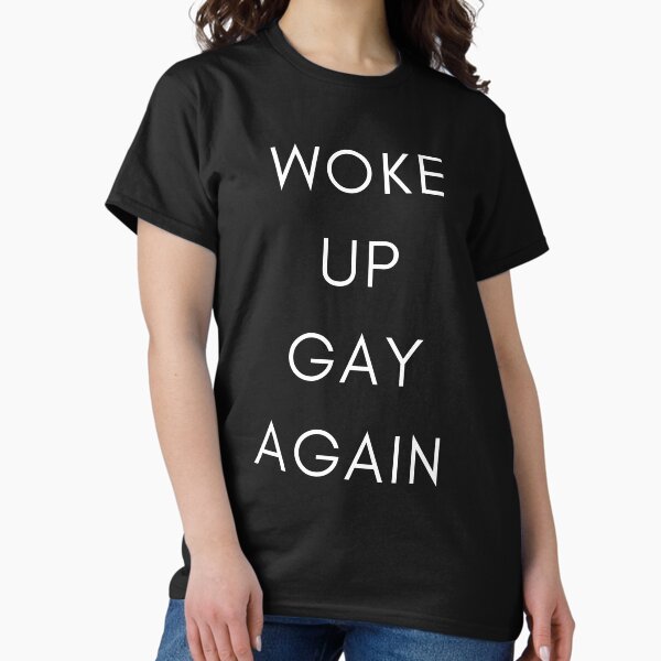 Item preview, Woke Up Gay Again MLM. Gay Men Pride designed and sold by Subtle Pride Shop.