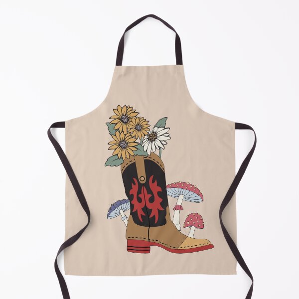 Item preview, Floral Cowboy Boot And Growing Mushrooom designed and sold by bolimj.