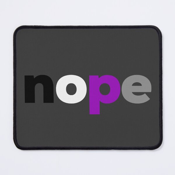 Item preview, nope Demi Sexual. Demisexual Pride designed and sold by Subtle Pride Shop.