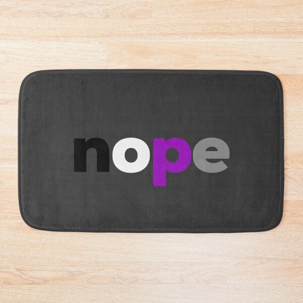 Item preview, nope Demi Sexual. Demisexual Pride designed and sold by Subtle Pride Shop.