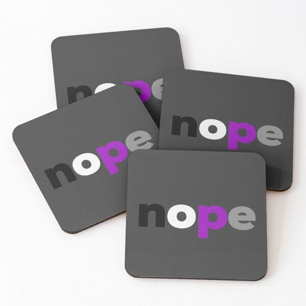 Item preview, nope Demi Sexual. Demisexual Pride designed and sold by Subtle Pride Shop.