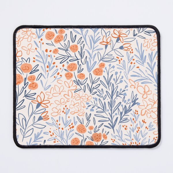 Item preview, Hand-drawn sketched floral pattern designed and sold by Alenka Karabanova.