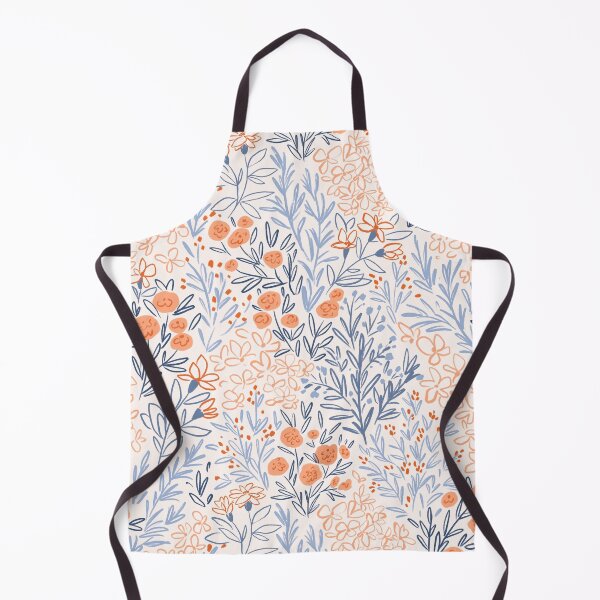 Item preview, Hand-drawn sketched floral pattern designed and sold by Alenka Karabanova.