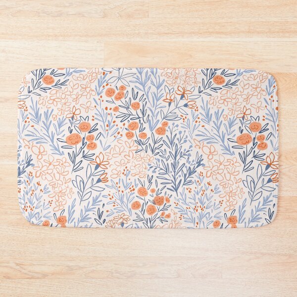 Item preview, Hand-drawn sketched floral pattern designed and sold by Alenka Karabanova.