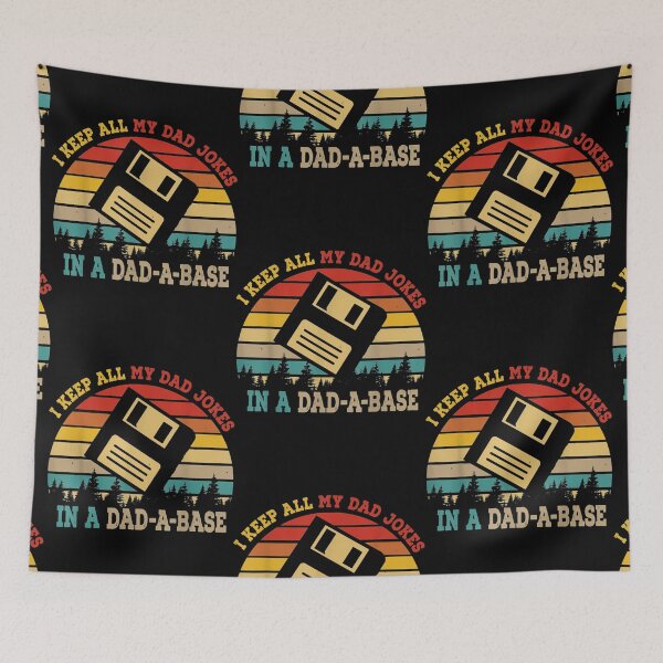 Item preview, I Keep All My Dad Jokes In A DadABase Funny Fathers Day designed and sold by Ofelia Beer.