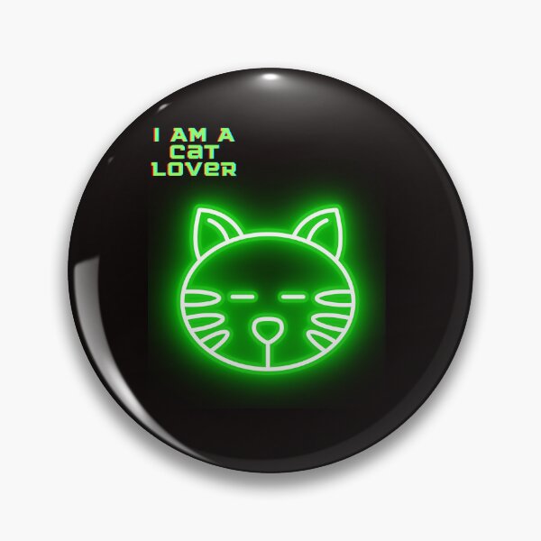 Aperçu de l'œuvre I Am A Cat Lover Neon T-Shirt Gift For Animal, Cat, and Feline Lovers créée et vendue par AverageJoesBBQ.