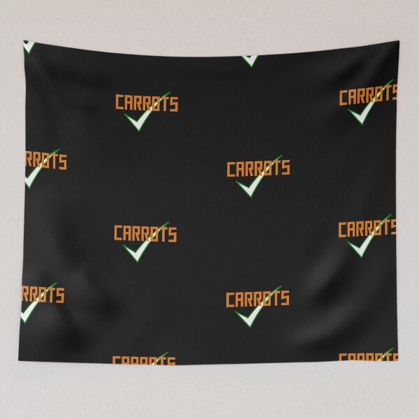 Item preview, Carrots - Checked Typography designed and sold by SBWorld.