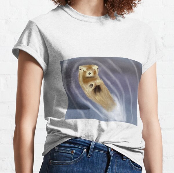Otter Swimming Classic T-Shirt