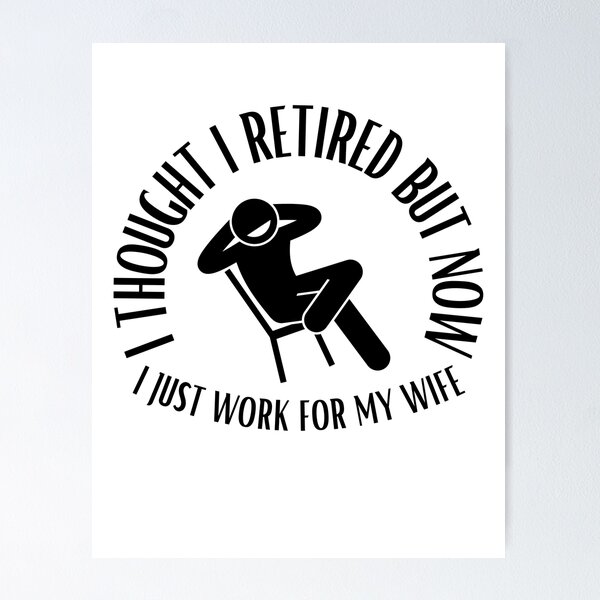 Retired On Monday Funny Retirement Retire Burn Art Print